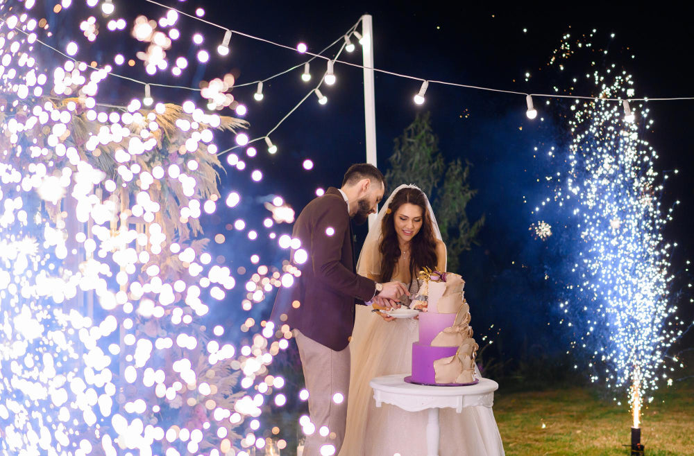 sachin and babi light blue dress 38 Light Up Dresses that will slay your party