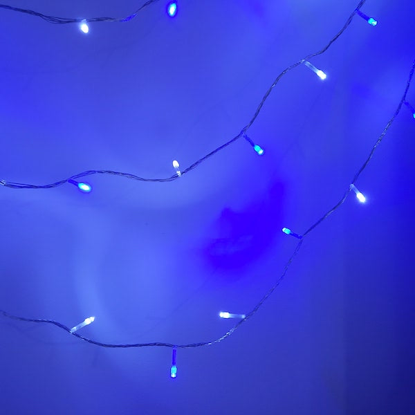 SG Safety Mark – 31V 10M 100 LED Fairy String Light, White & Blue, 8 Modes