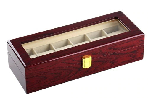 rose wood piano paint watch box 6 slots Singapore