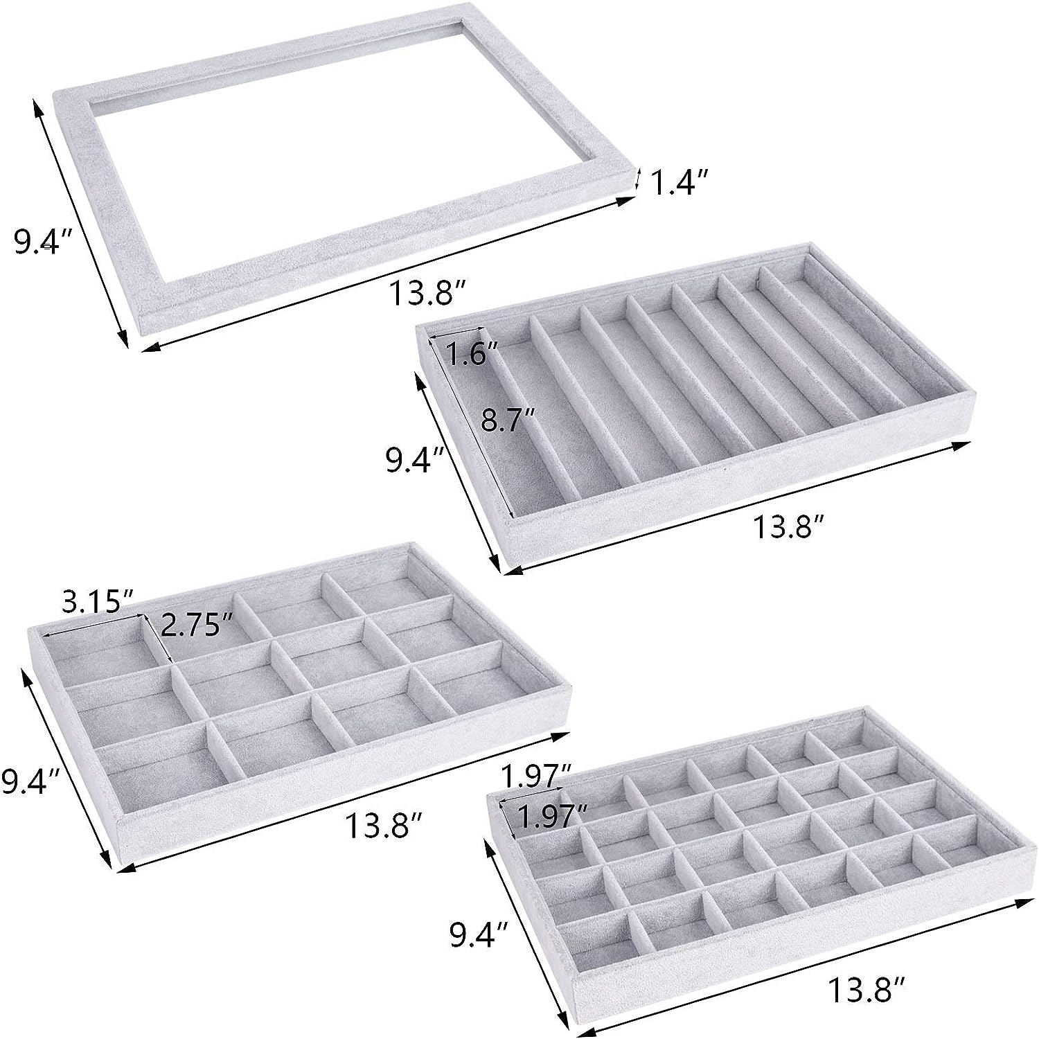 buy ring or 12 slots jewelry trays plates Singapore
