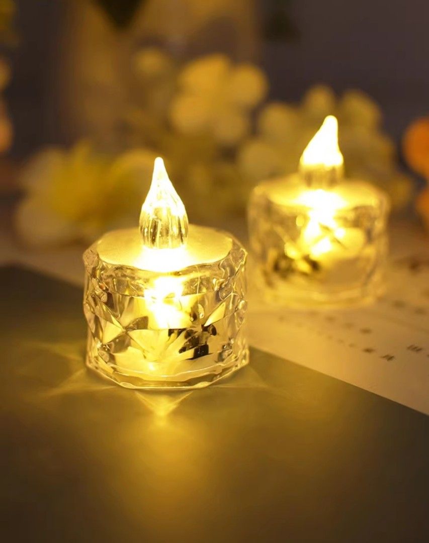 6 Colors - 24 Pieces Led Tea Light Candle Battery Operated