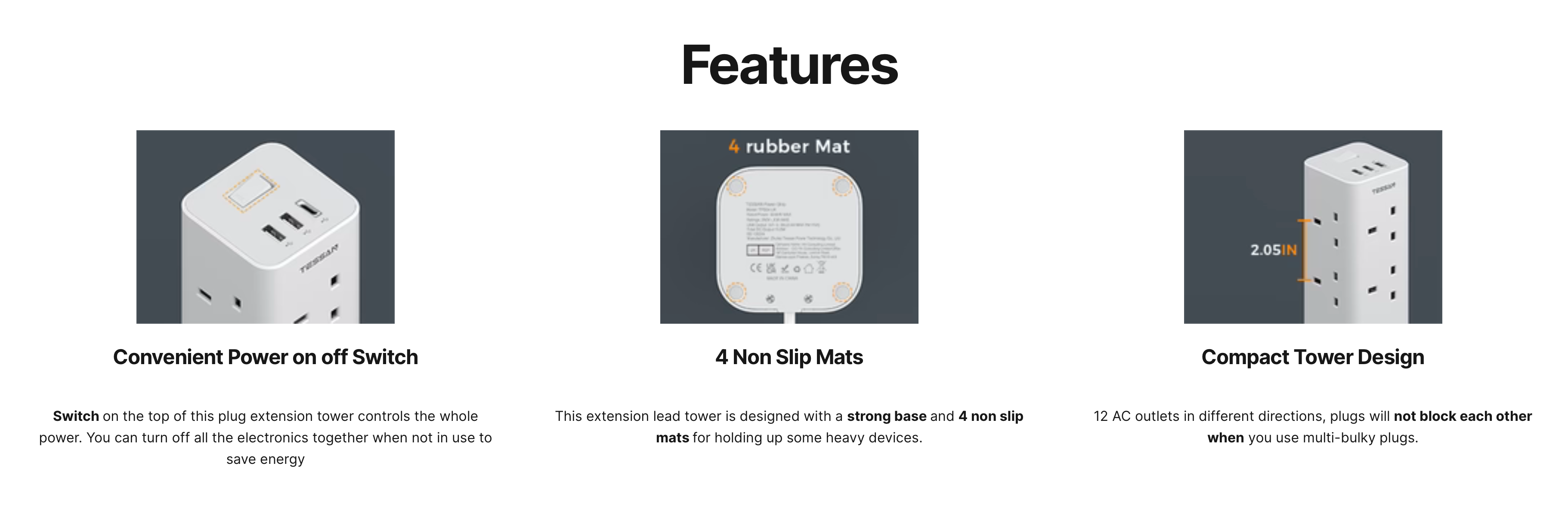 TESSAN TOWER PLUG SINGAPORE