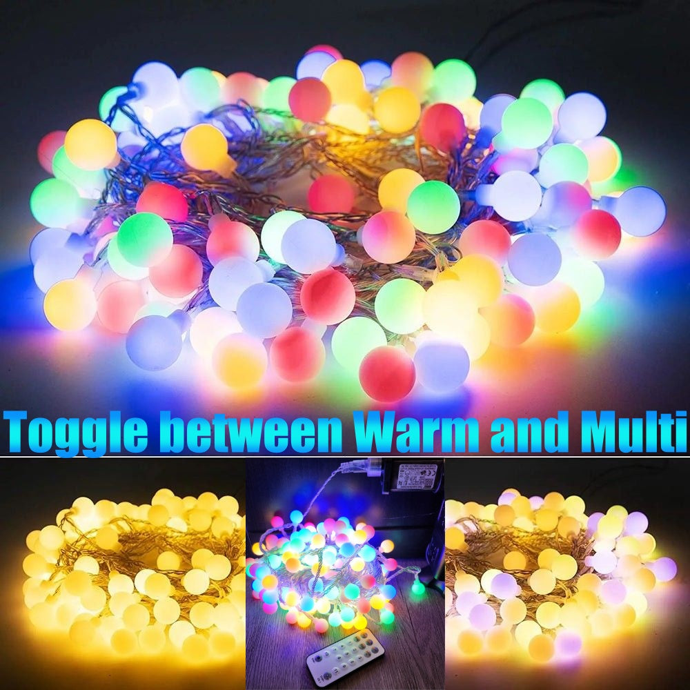 2 colors ball led fairy lights Singapore Christmas