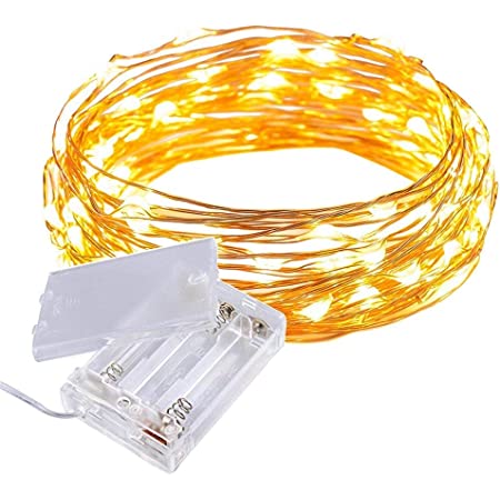 copper wire LED fairy light battery warm white Singapore