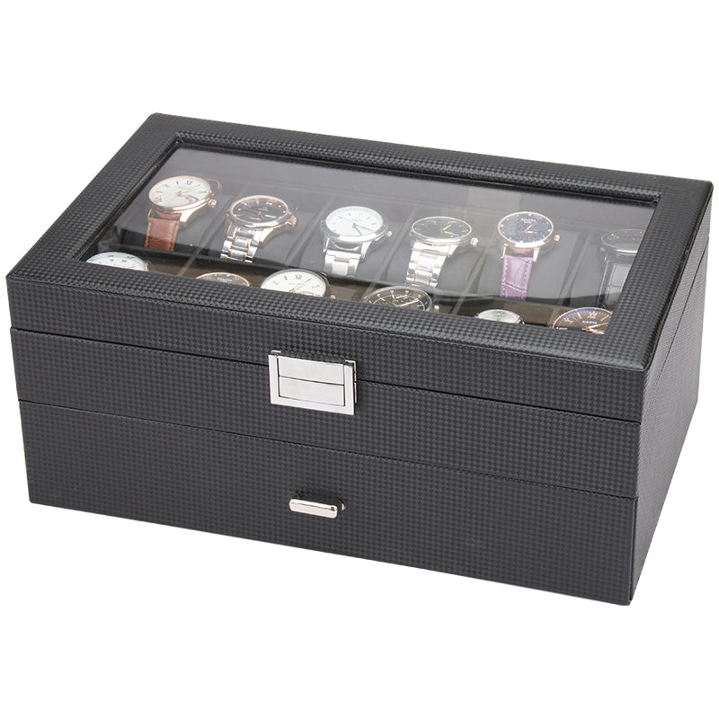 pu carbon fiber watch box Singapore