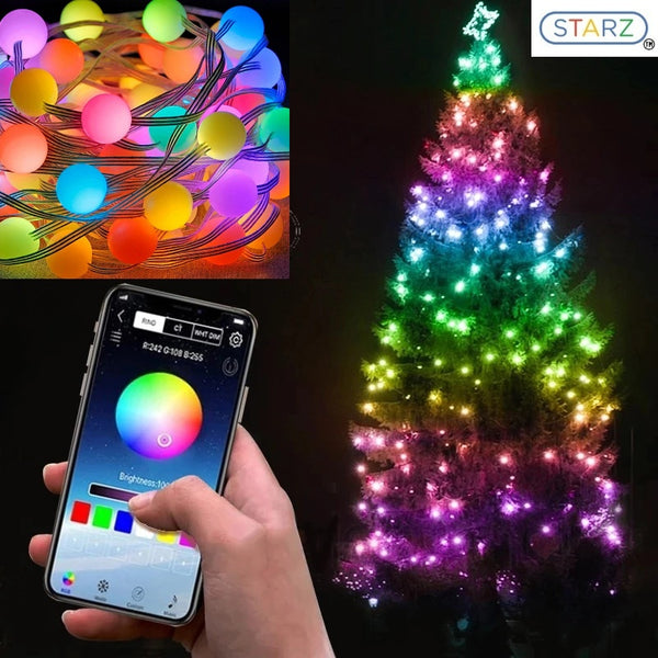 [ STARZ ] USB Bluetooth APP 15 Meter 100 Ball Fairy String Light