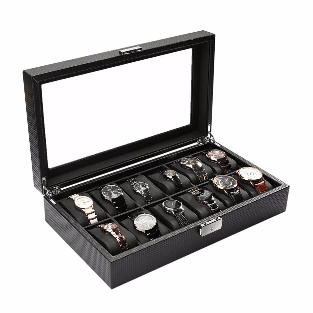 12 girds watches pu storage organizer Singapore