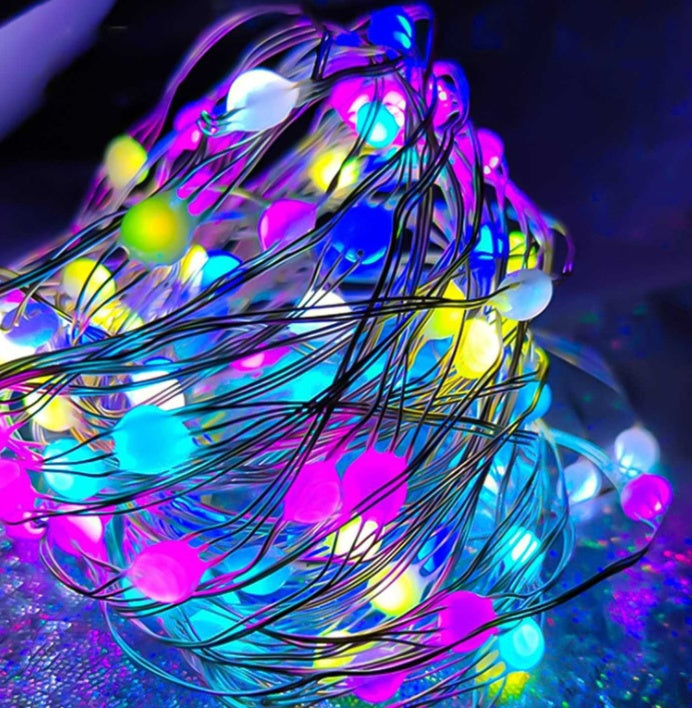 fairy lights christmas tree decoration