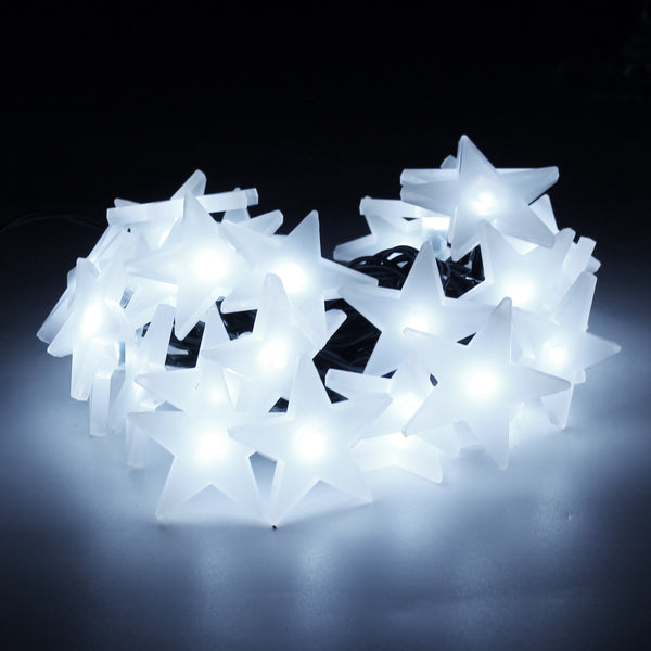 Battery Operated - 4 Meter 40 Stars Fairy String Light , Pure White