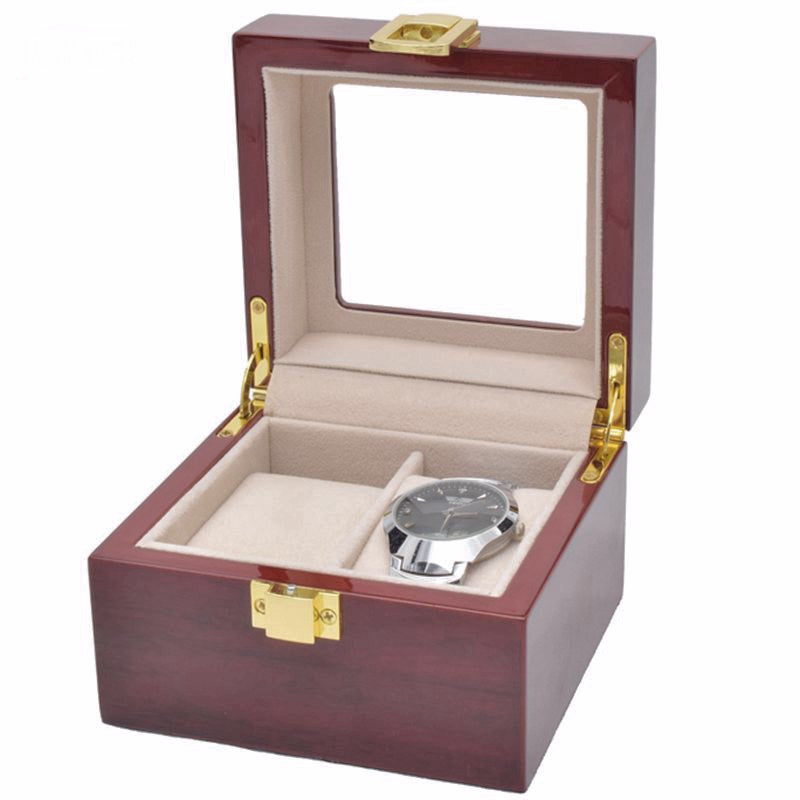 2 slots wooden watch box singapore