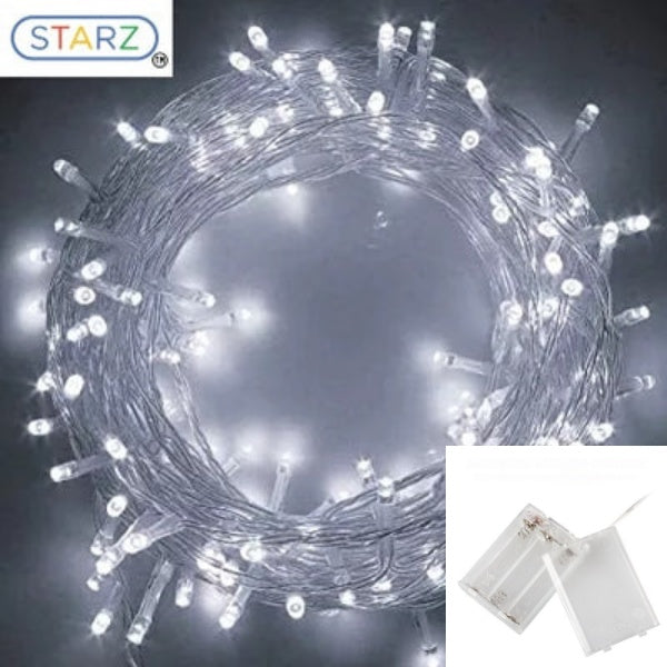 [ STARZ ] 10 Meter 100 Led Battery Operated Led Fairy String Light , Pure White