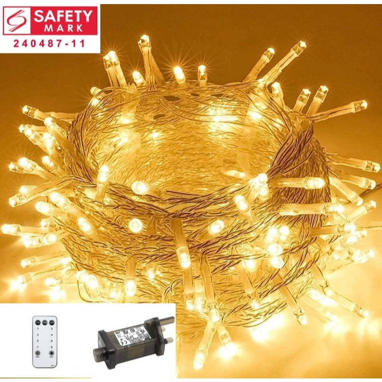 SG Safety Mark – 31V 10 Meter 100 LED Fairy String Light , Warm White