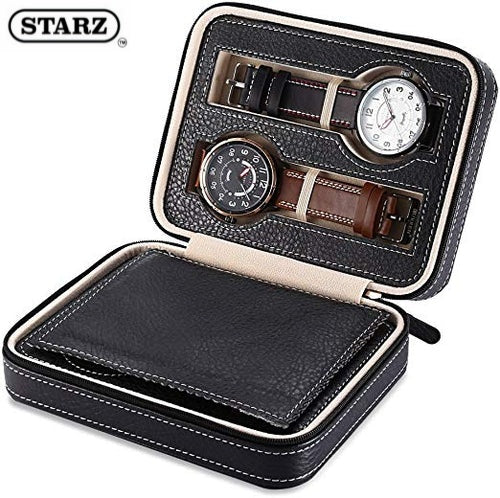 black pu 4 slots travel case singapore