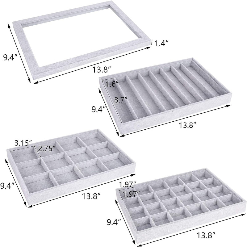 ring or 12 slots jewelry trays plates singapore