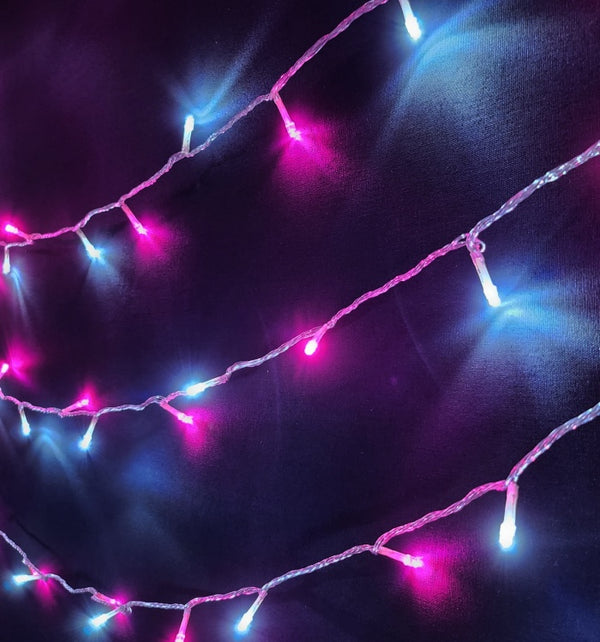 [ STARZ ] 10 Meter 100 Led Fairy String Light , Pure White + Pink