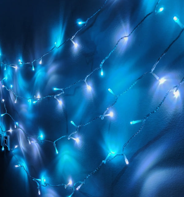 [ STARZ ] 10 Meter 100 Led Fairy String Light , Light Blue with Pure White