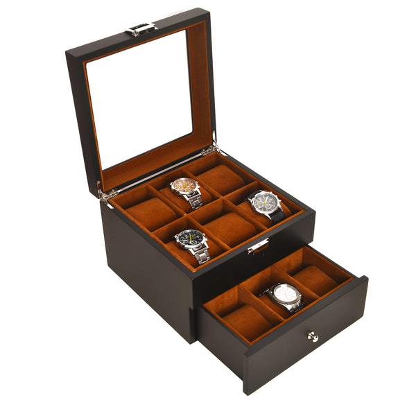 12 slots wooden watch boxes singapore