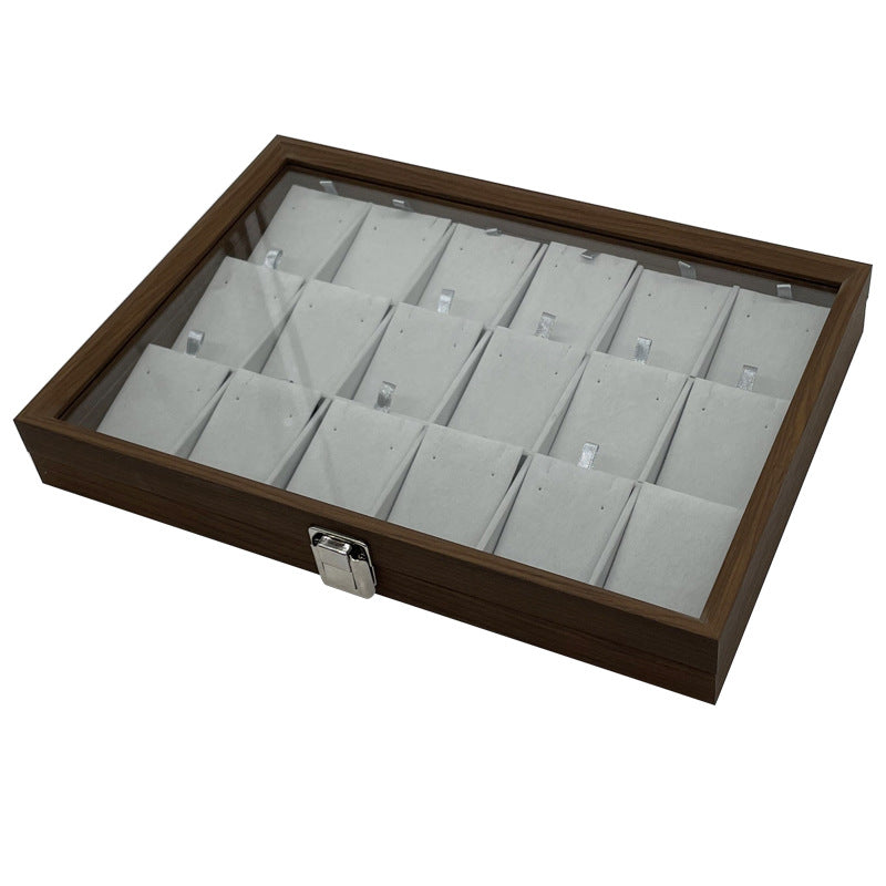 Wooden Jewelry Storage Box for Necklaces or Pendants Starz