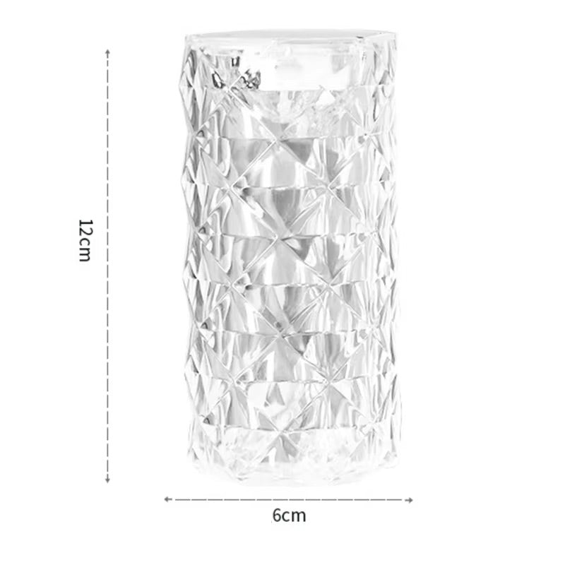 12 Pieces Flameless LED Candle Light Crystal, Battery Operated