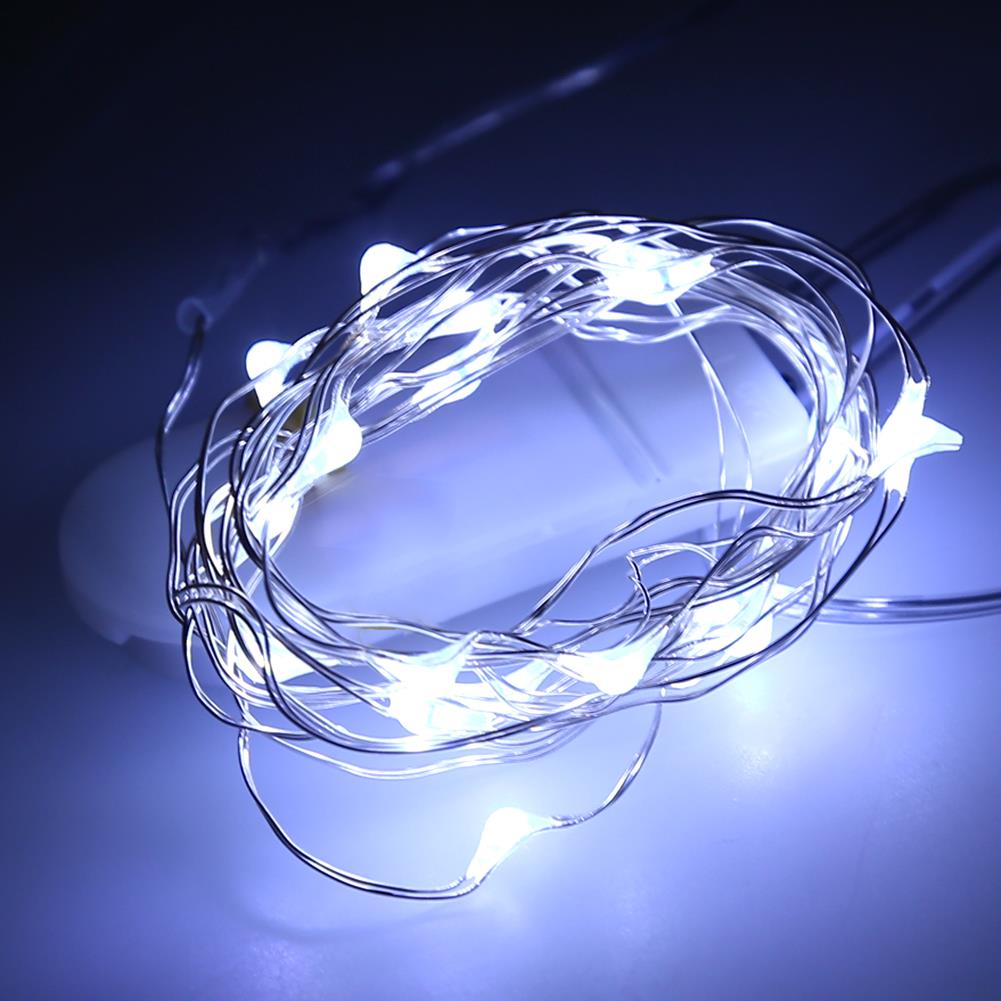 [ STARZ ] 3 Pieces OF 3 Meter Battery Operated 2032 Silver Wire Fairy String Lights