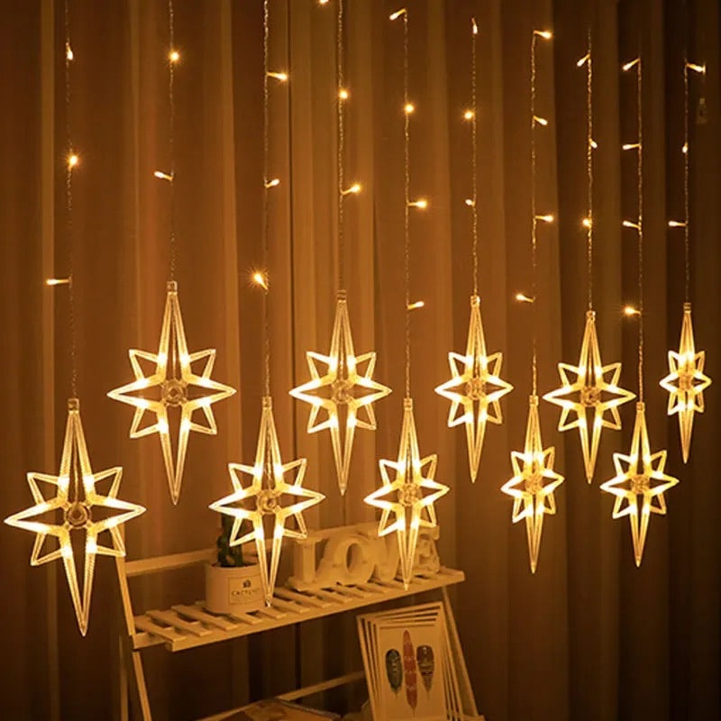 [ STARZ ] USB 2.5M Width Dual Color icicle Led Fairy Curtain Lights