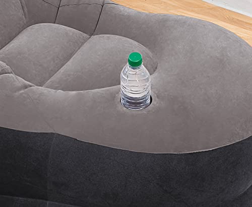INTEX Inflatable Air Sofa  Chair with Foot Stool with Electric Pump