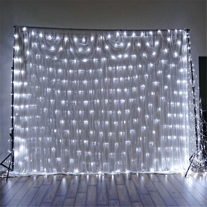 pure white led fairy curtain lights singapore