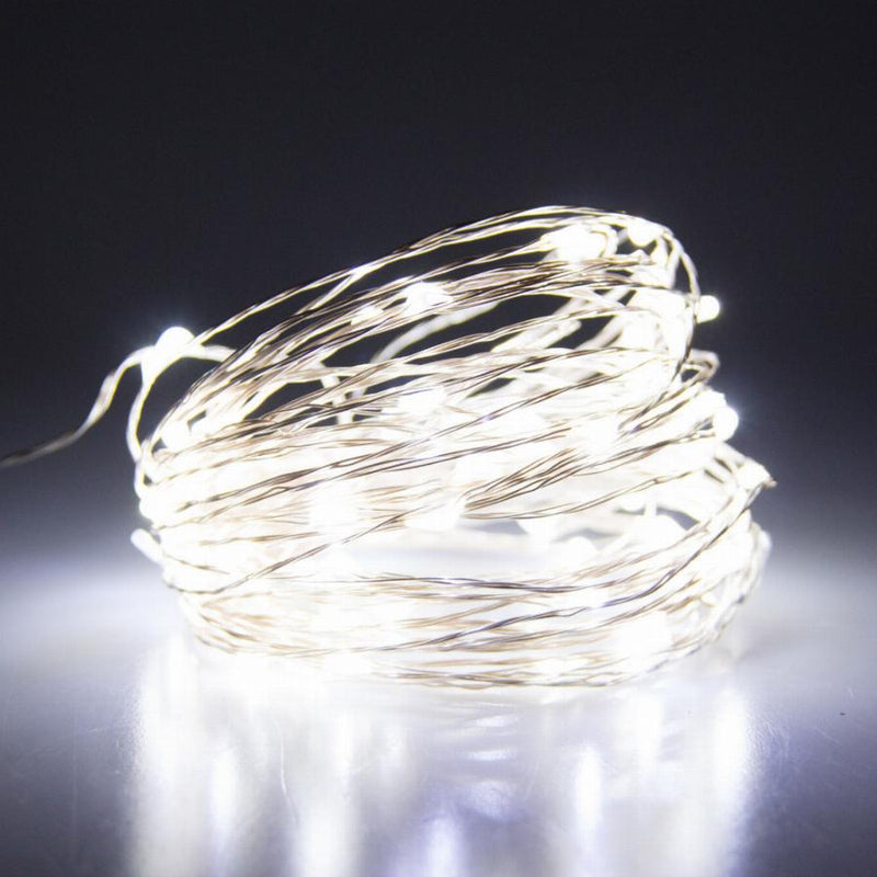 [ STARZ ] 5 Meter Silver Wire Battery Operated Fairy String Light