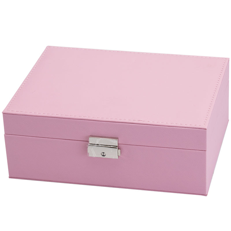 [ STARZ ] 1 Tier PU Jewelry Storage Box , Pink