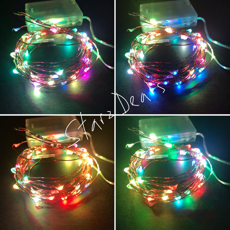 wire decorative fairy string lights battery
