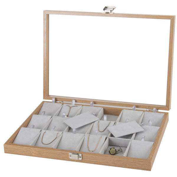 jewelry organizer wooden box for pendants