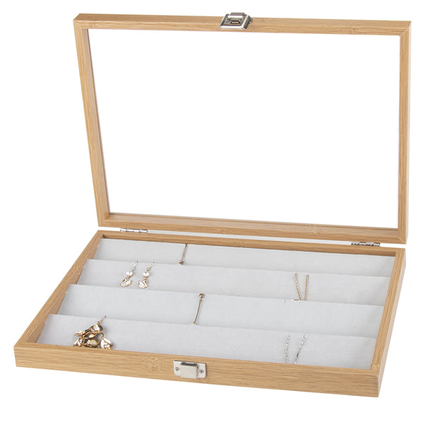 [ STARZ ] 44 Slots Wooden Necklace / Pendants Jewelry Storage Box