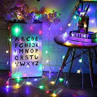 Battery Operated 5 Meter 50 Stars Fairy String Light Multi