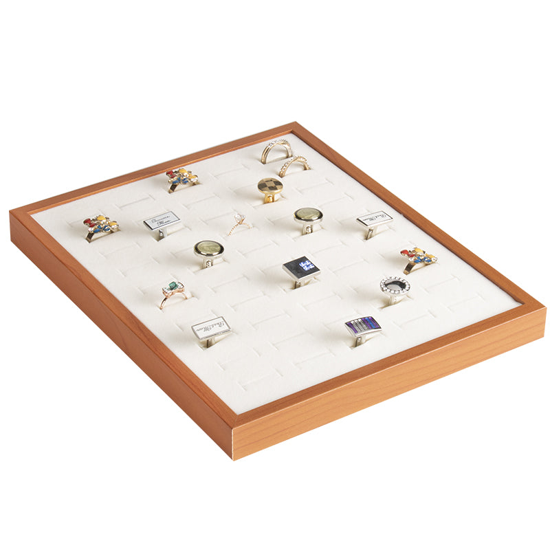 Individual Ring Wooden Jewelry Storage Stand