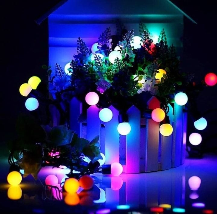 fairy balls lights multi color hari raya