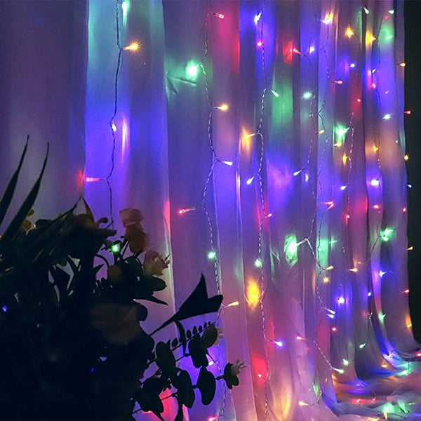 multi color curtain light for hari raya starz