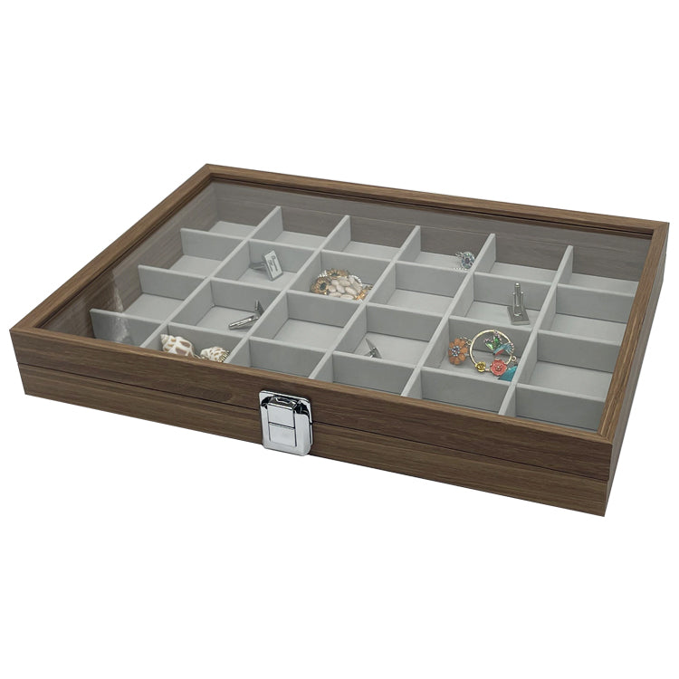 jewelry display wooden organizer box