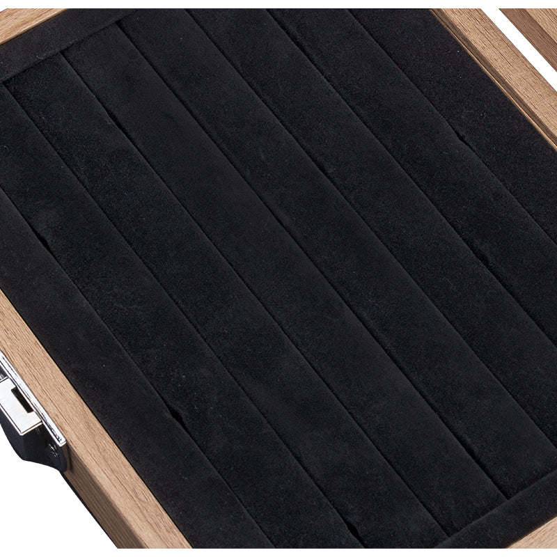 Wooden Ring Small Jewelry Storage Box, inner Black