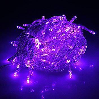8 Modes 10 Meter 100 Led Fairy String Light Power Point Purple