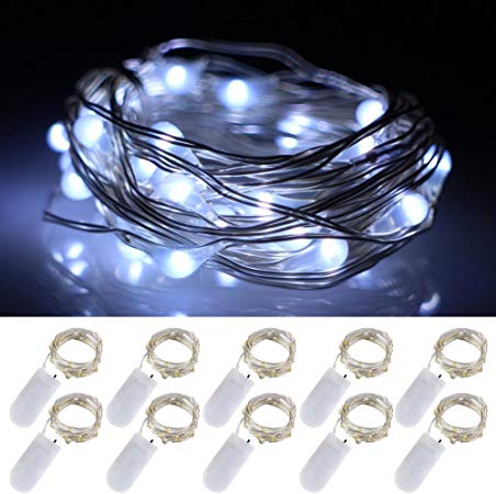 pure white fairy lights