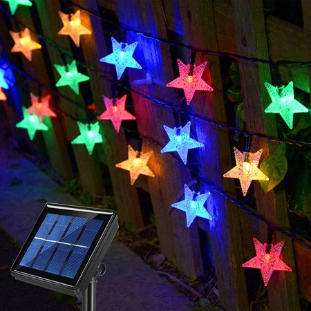 solar power stars fairy string light led multi singapore