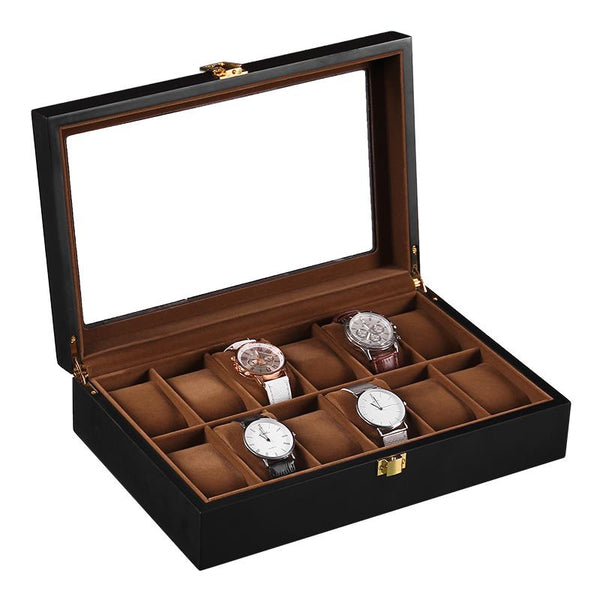 12 grids WOODEN WATCH BOX SINGAPORE