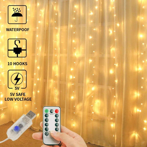 usb wire fairy curtain lights singapore