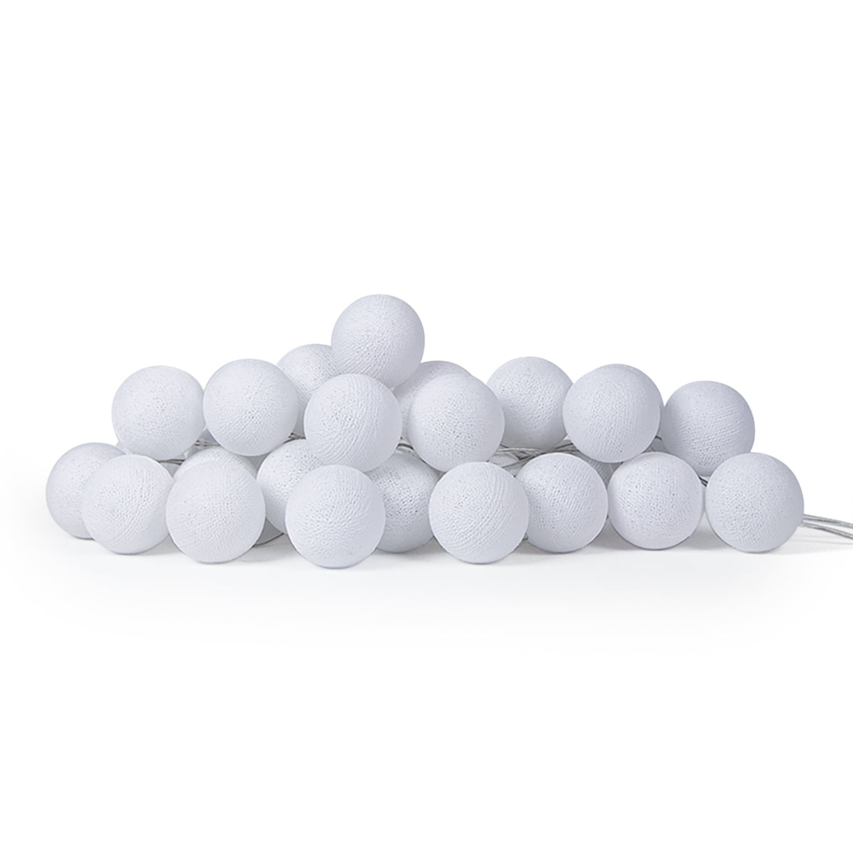 [ STARZ ] Battery Operated - 5 Meter 50 Cotton Balls Fairy String Light