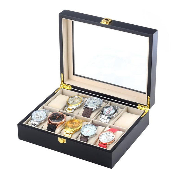 10 slot watch box