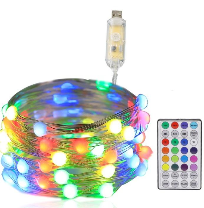 wire fairy lights 16 colors
