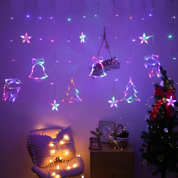 christmas fairy icicle led lights Singapore multi