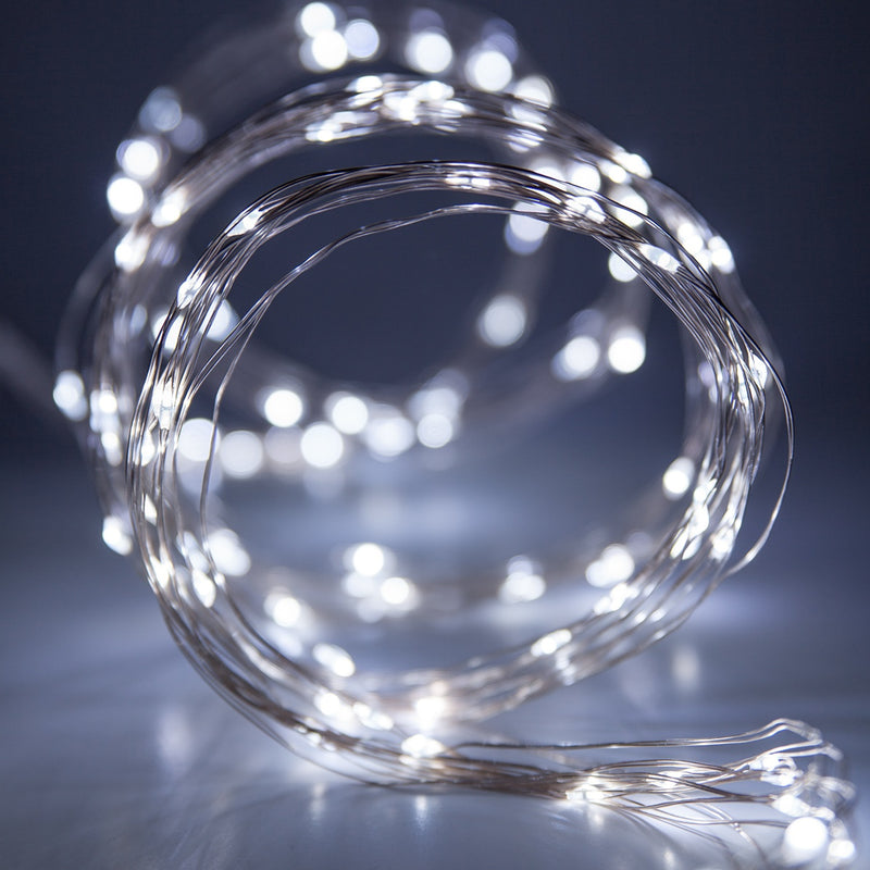 pure white fairy lights