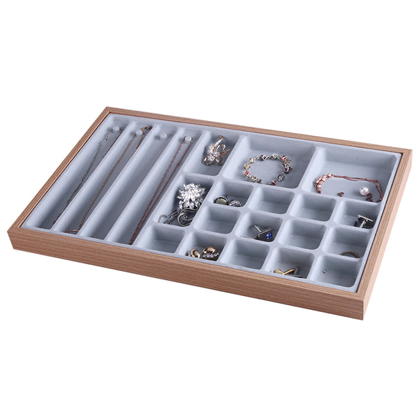 Multi Purpose Wooden Jewelry Storage Tray Singapore