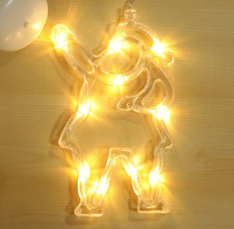 Battery Operated Christmas Suction Cup Decorations